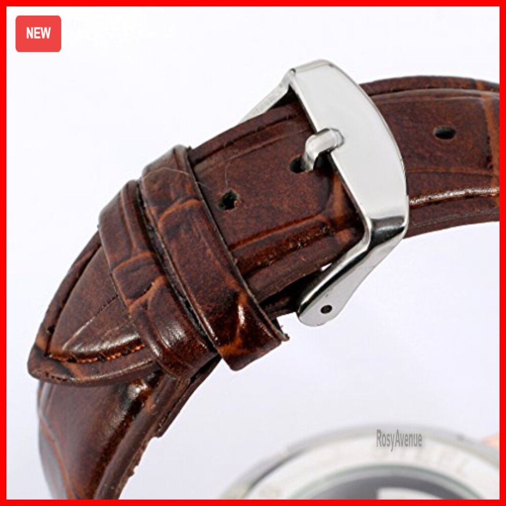 Automatic Mechanical Watch with Leather Strap and… - image 3